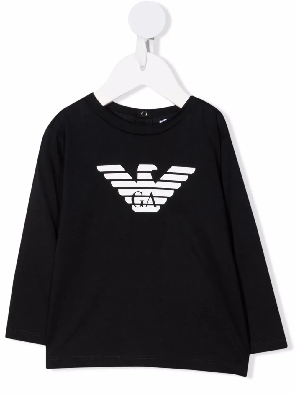 Image 1 of Emporio Armani Kids logo-print cotton T-Shirt