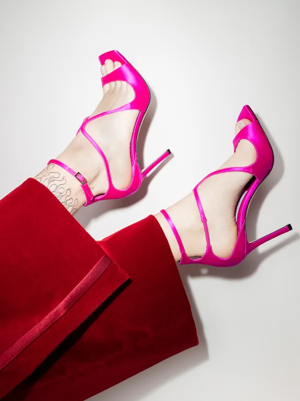Jimmy choo satin sandals new arrivals