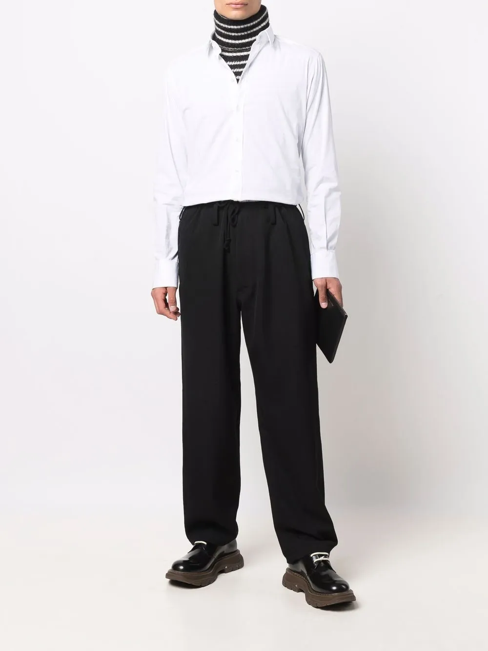 фото Yohji yamamoto широкие брюки