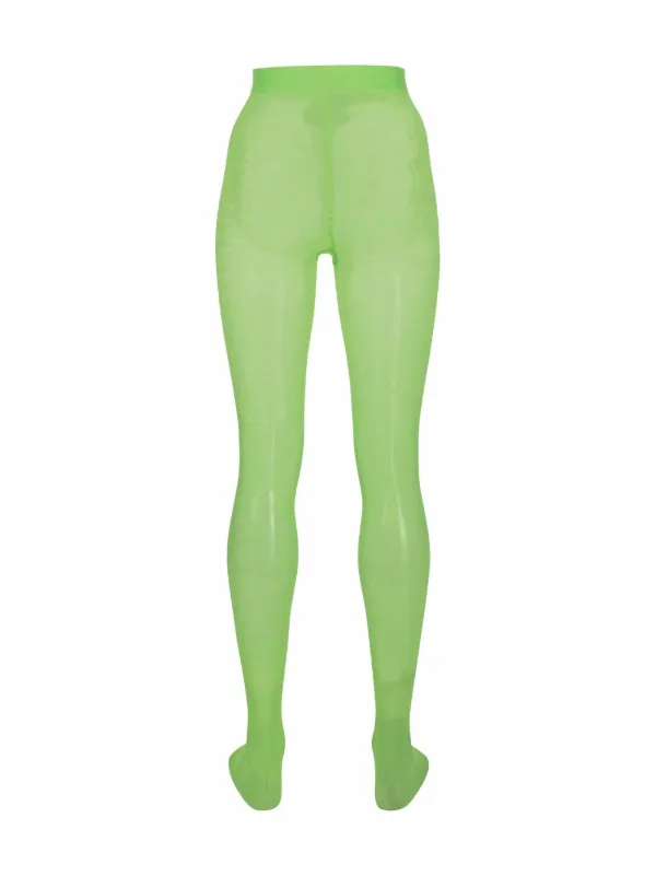 GANNI EcoCare Patterned Tights - Farfetch