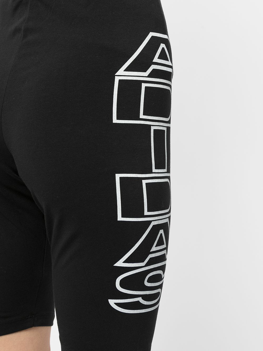 Adidas Logo Lettering Biker Shorts - Farfetch