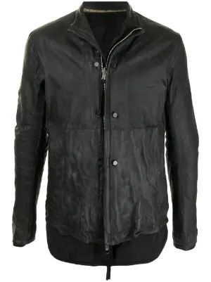 Boris bidjan 2025 saberi leather jacket