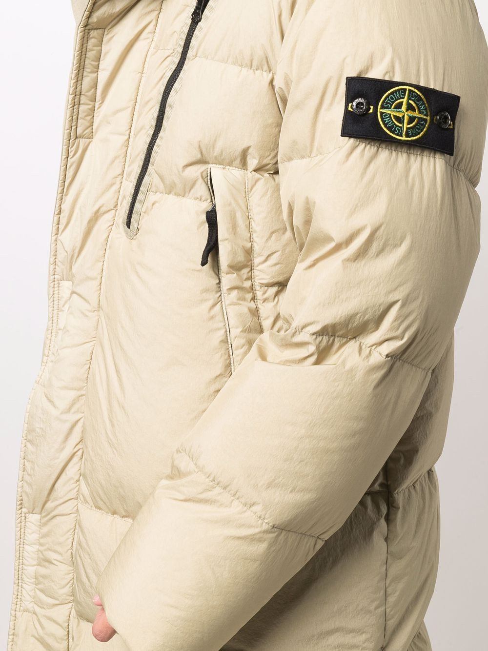 фото Stone island пуховик на молнии