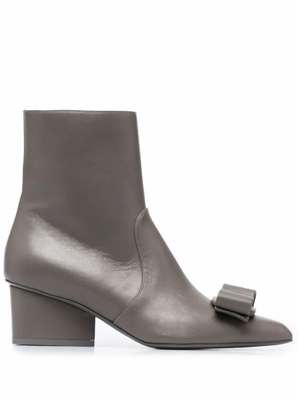 Stivaletti Salvatore ferragamo in Pelle Argentato taglia 34.5 EU - 22571025