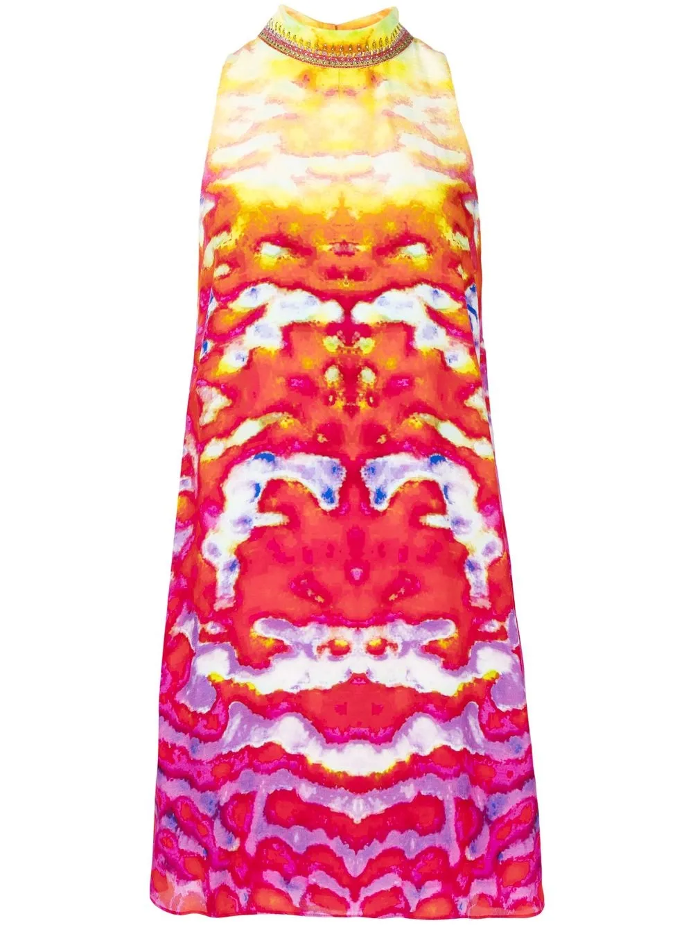 

Camilla vestido de seda Banshee Beckons - Multicolor