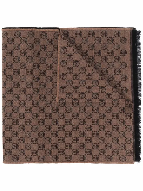 Moschino all-over logo print scarf