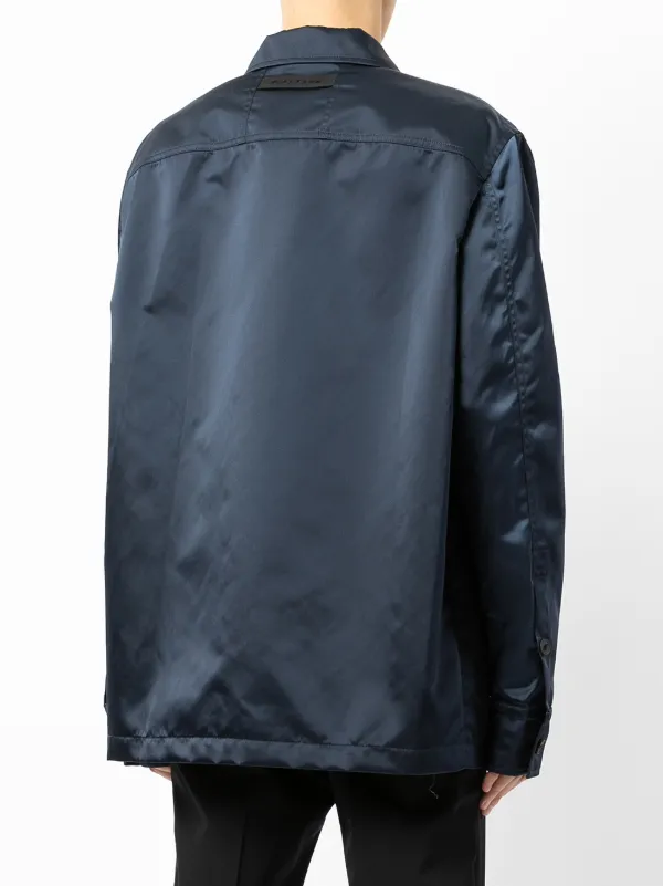 1017 ALYX 9SM satin-finish Jacket | Blue | FARFETCH
