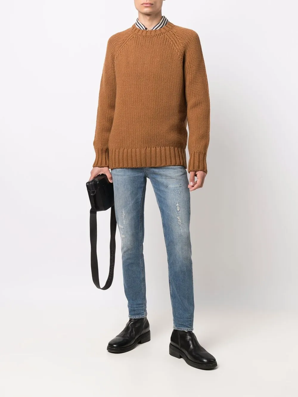 Image 2 of A.P.C. crewneck knitted wool jumper