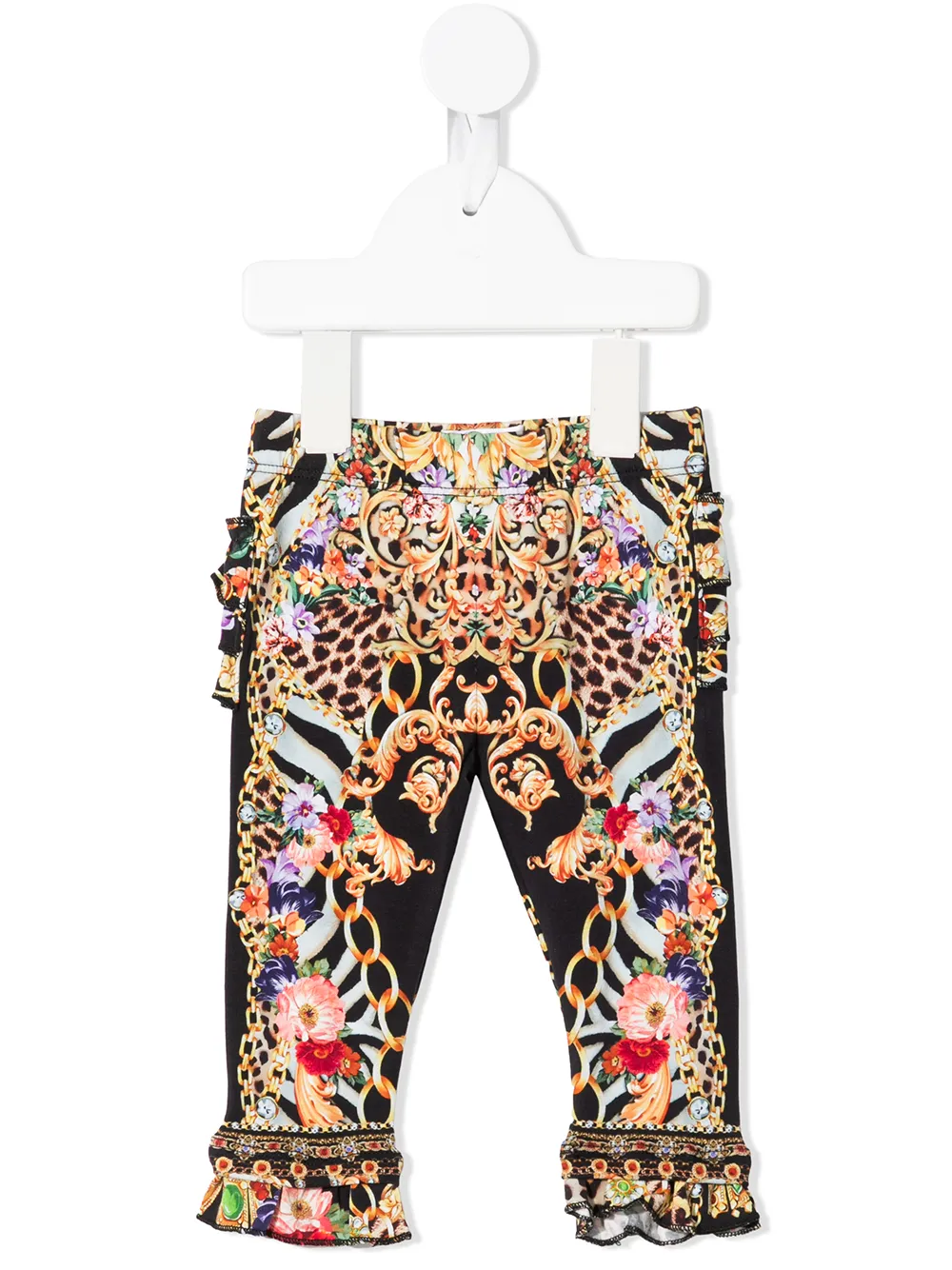 

Camilla baroque-print leggings - Black