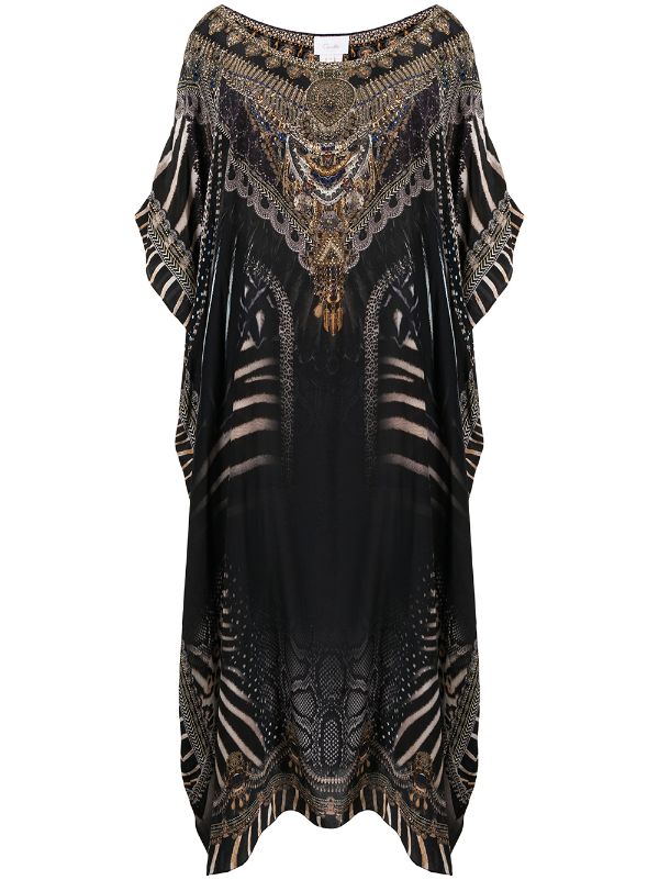 camilla black kaftan