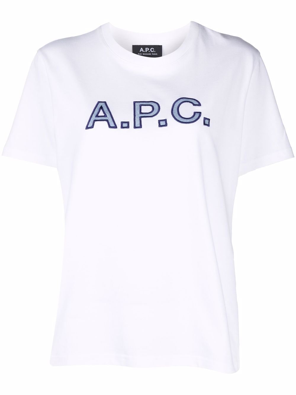 фото A.p.c. футболка с логотипом