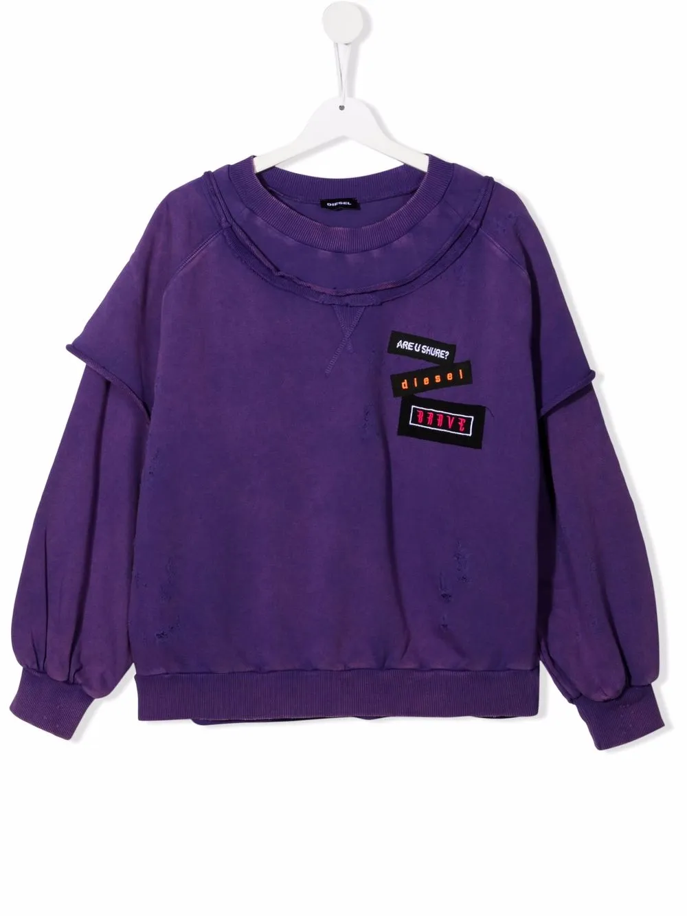 фото Diesel kids дутый жилет с капюшоном