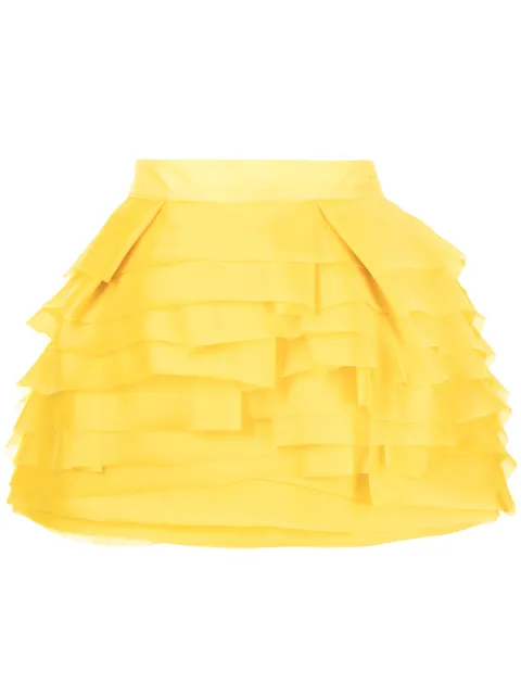 Isabel Sanchis layered organza skorts