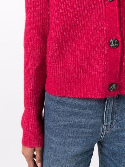 ganni cropped cardigan