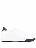 DSQUARED2 leaf logo low-top sneakers - White