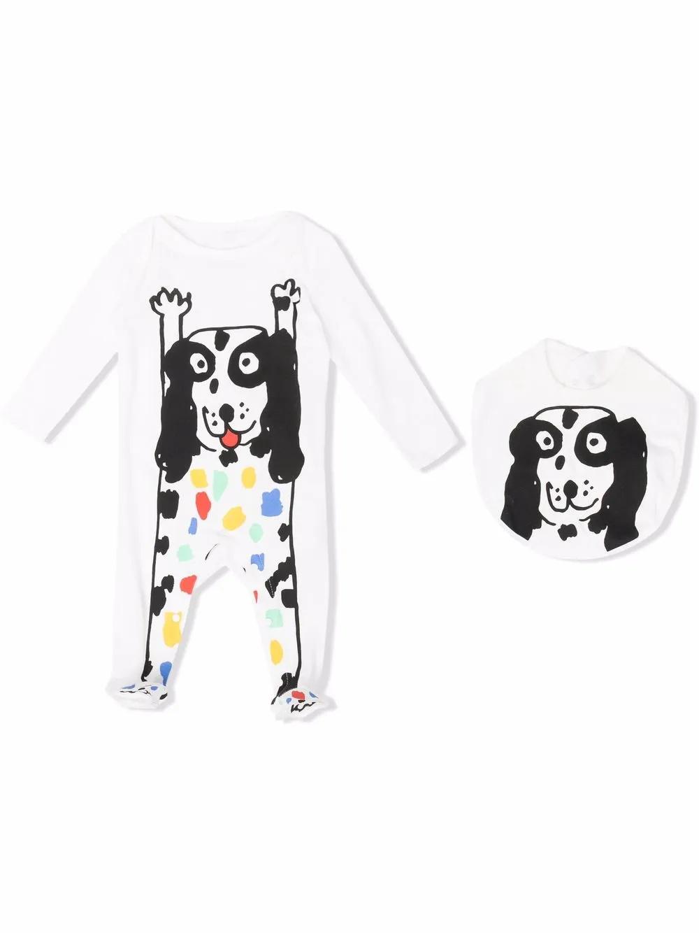 

Stella McCartney Kids pijama con dibujo estampado - Blanco