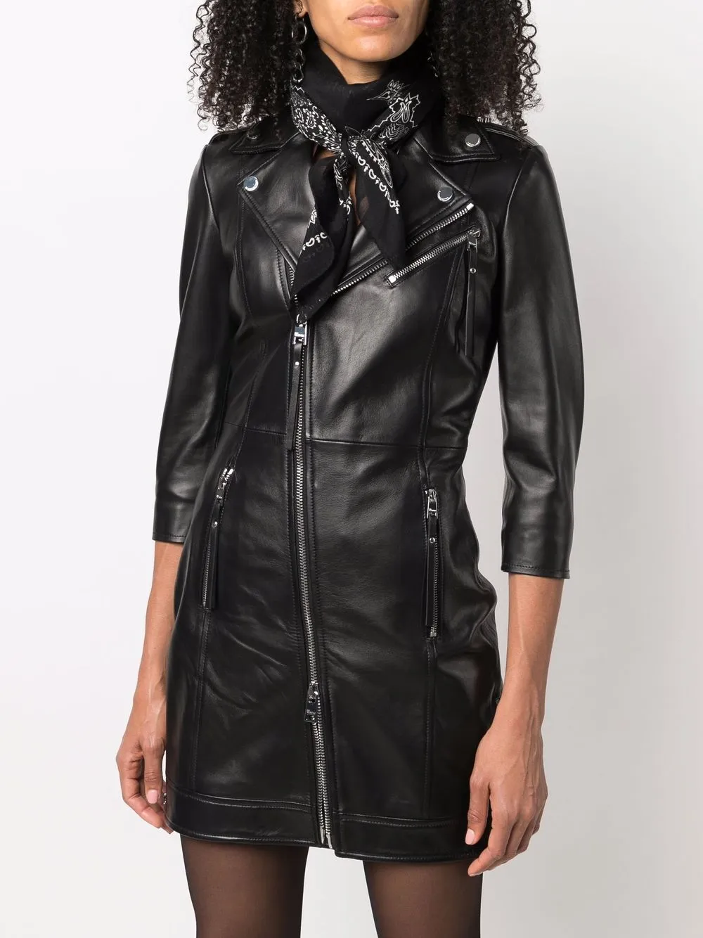 Destin Sjaal met paisley-print - Zwart