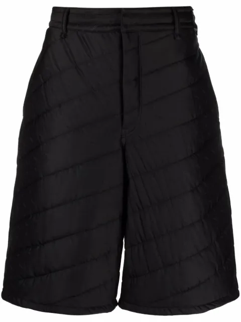 FENDI quilted knee-length shorts