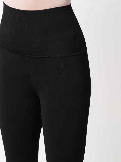 Shop KHAITE Roonie split hem leggings 