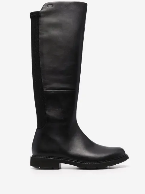 Camper knee-length panelled leather boots