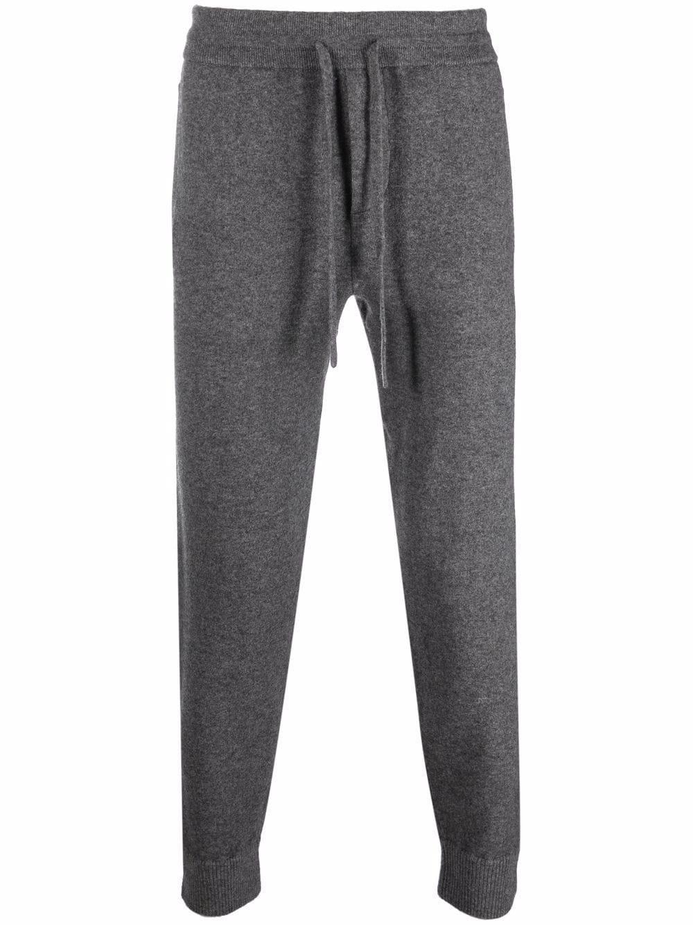 solid-color knit track pants