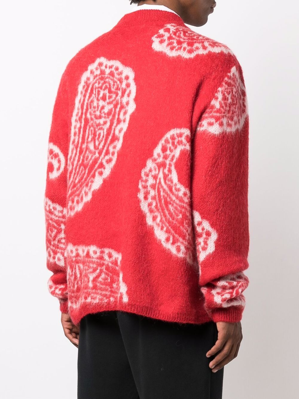 фото 424 paisley-print knitted jumper