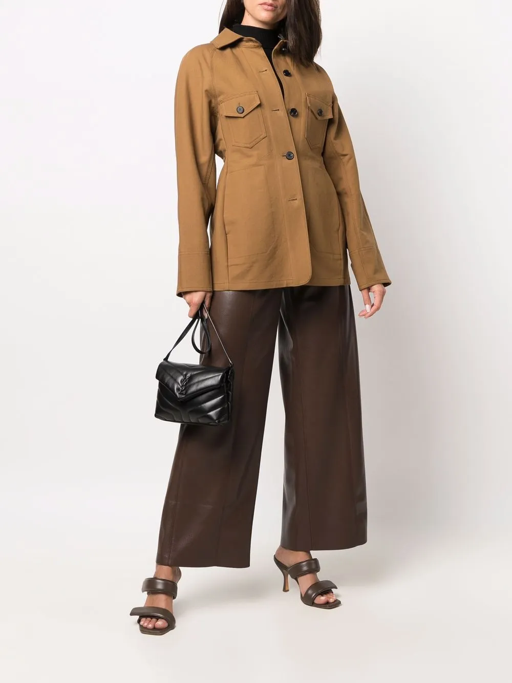 фото Saint laurent стеганая сумка lou lou