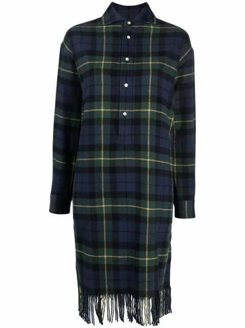 Polo Ralph Lauren Fringed plaid-check 