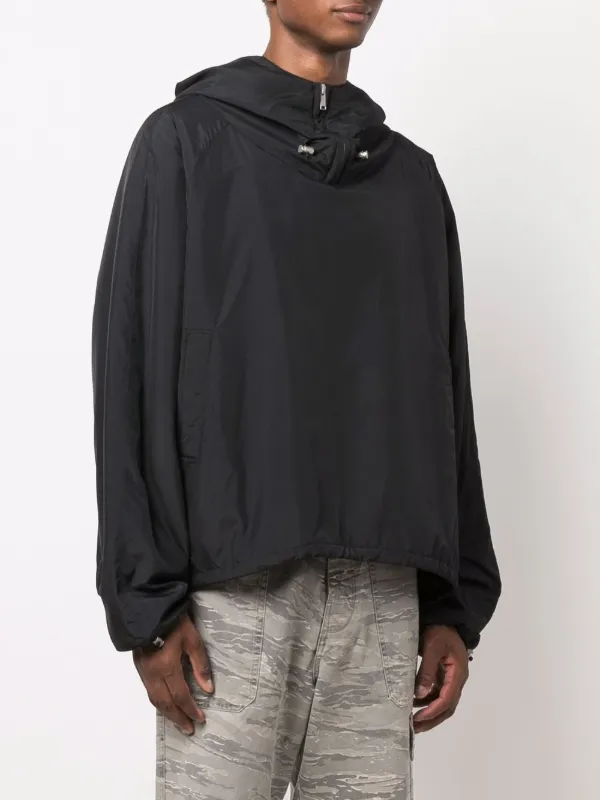 424 pullover hooded windbreaker jacket 