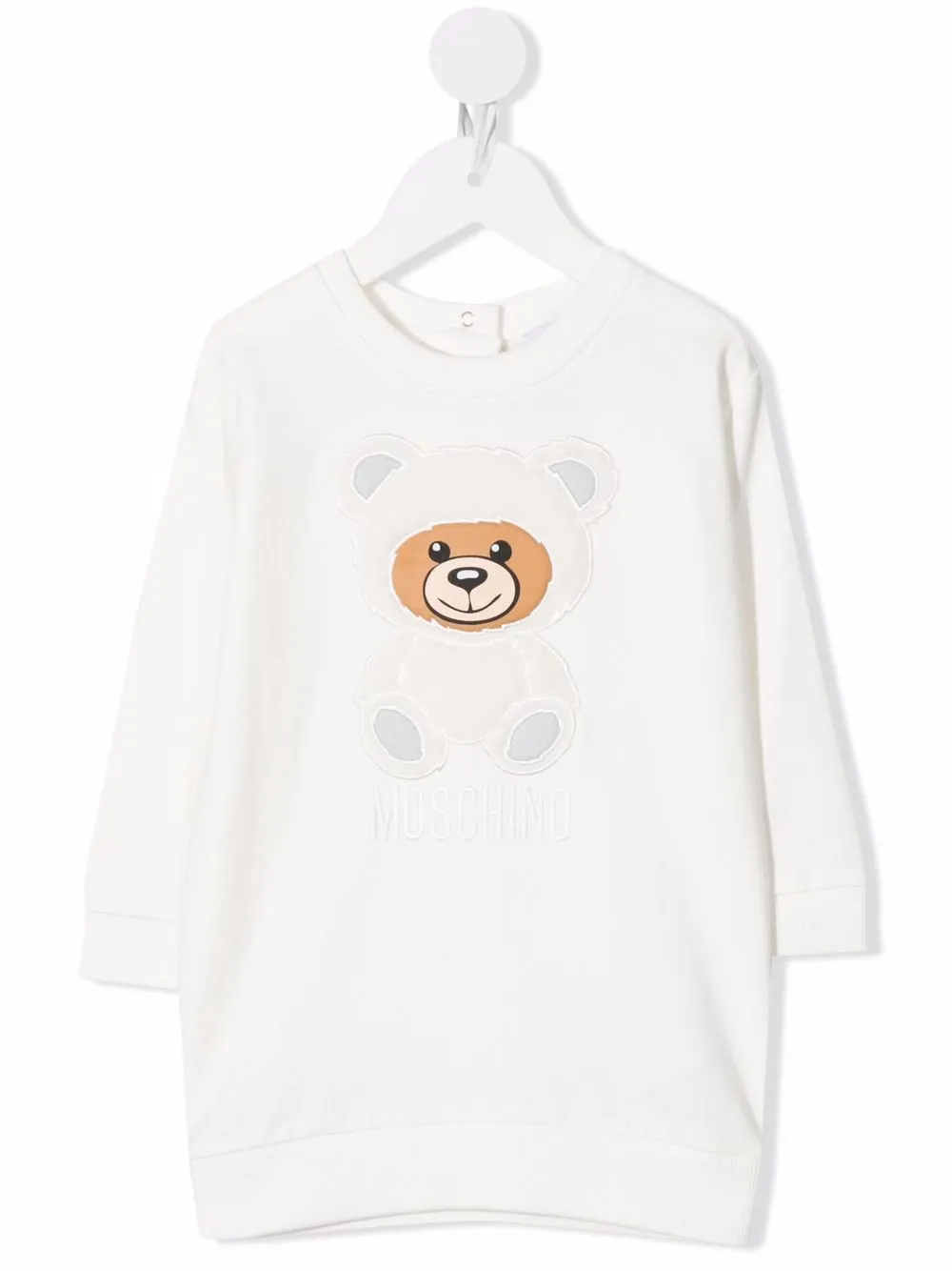 

Moschino Kids sudadera con motivo Teddy Bear - Blanco