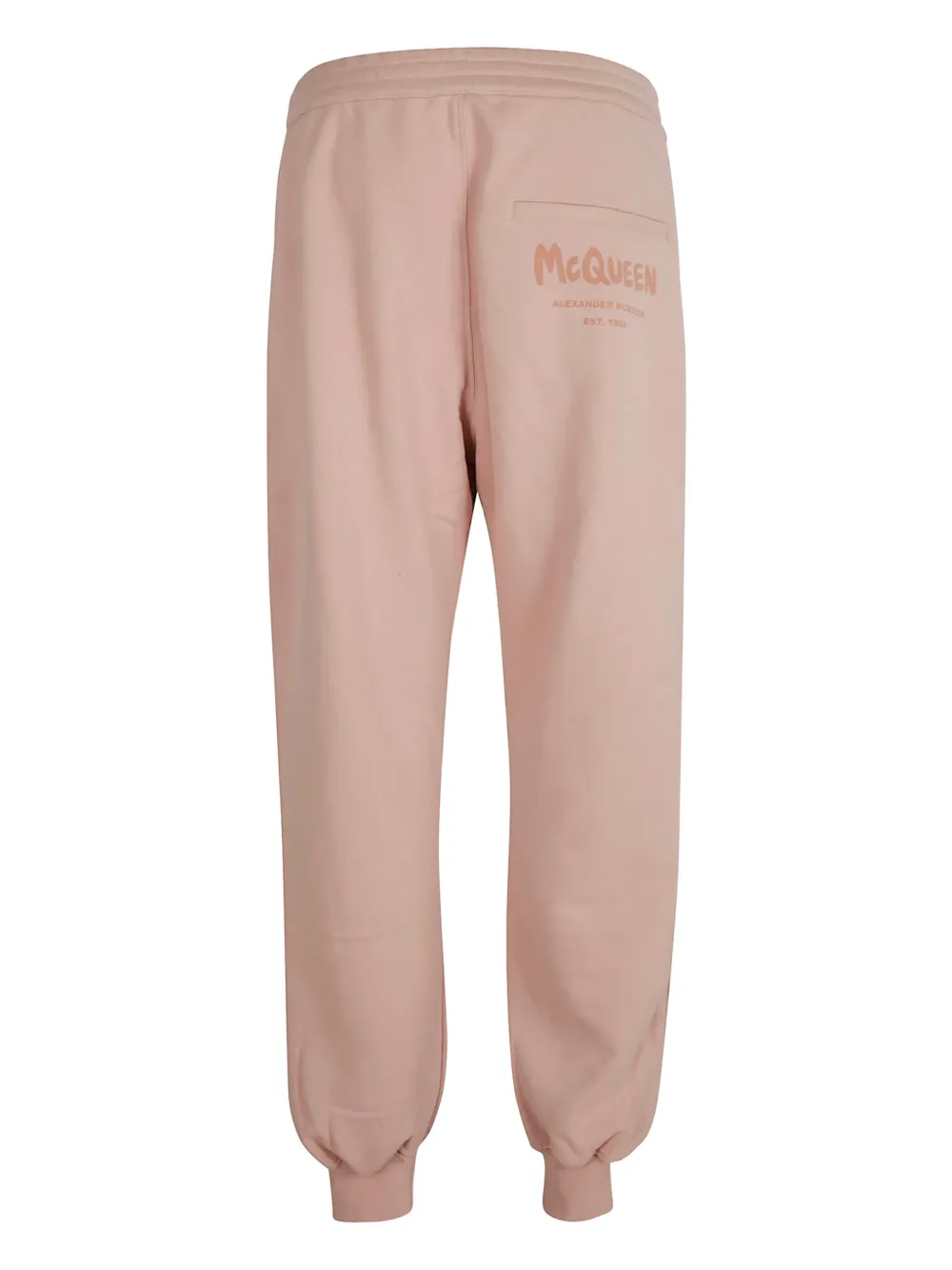  Alexander Mcqueen Jogginghose Mit Logo Print   Rosa 
