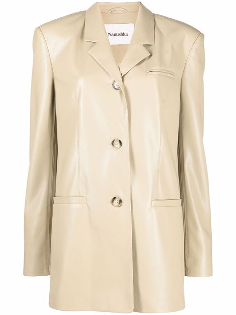 Nanushka Blazer in finta pelle