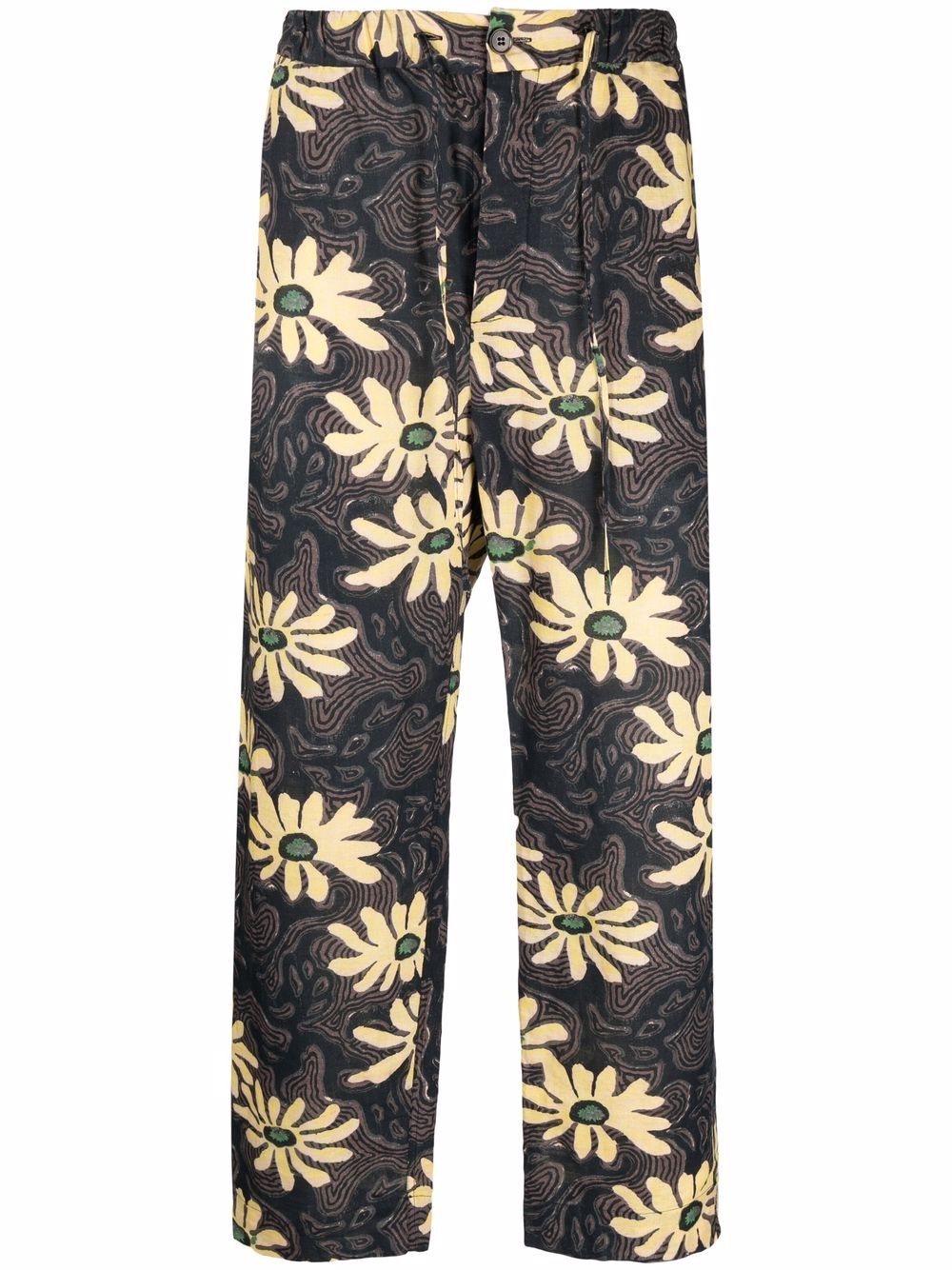 фото Nanushka брюки с цветочным принтом