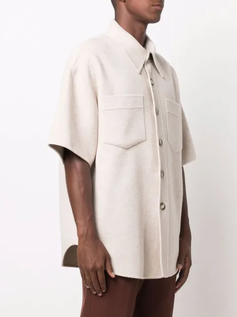 Nanushka Camp short-sleeved Shirt 