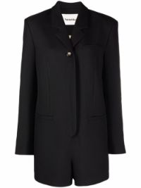 29%OFF！＜Farfetch＞ Nanushka テーラード ロンパース - ブラック画像