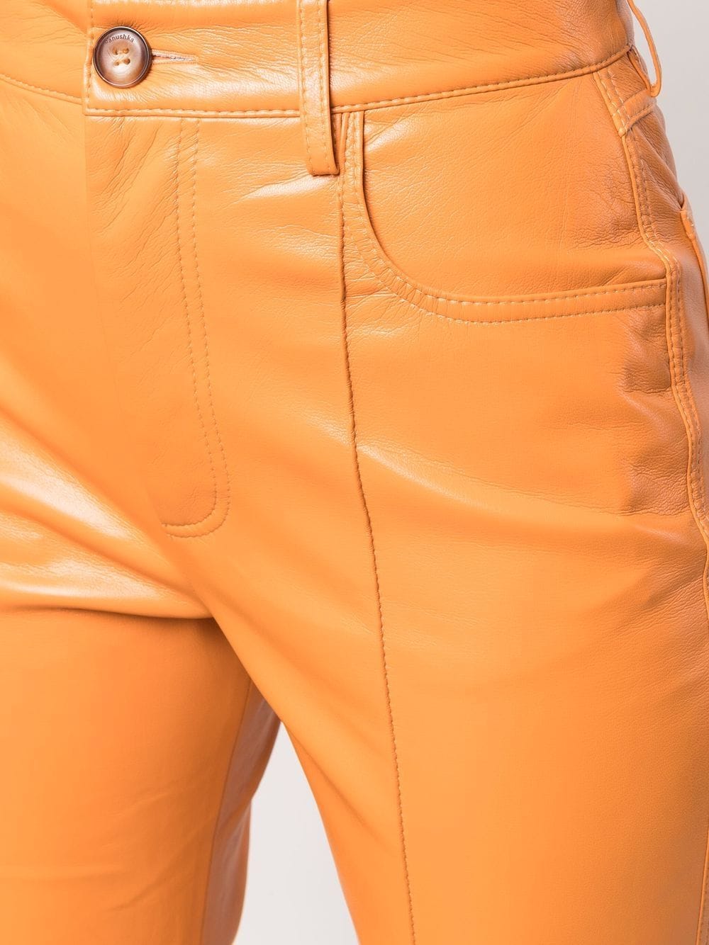 фото Nanushka расклешенные брюки из искусственной кожи
