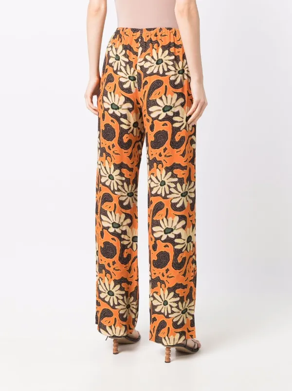 Nanushka Floral wide-leg Trousers 