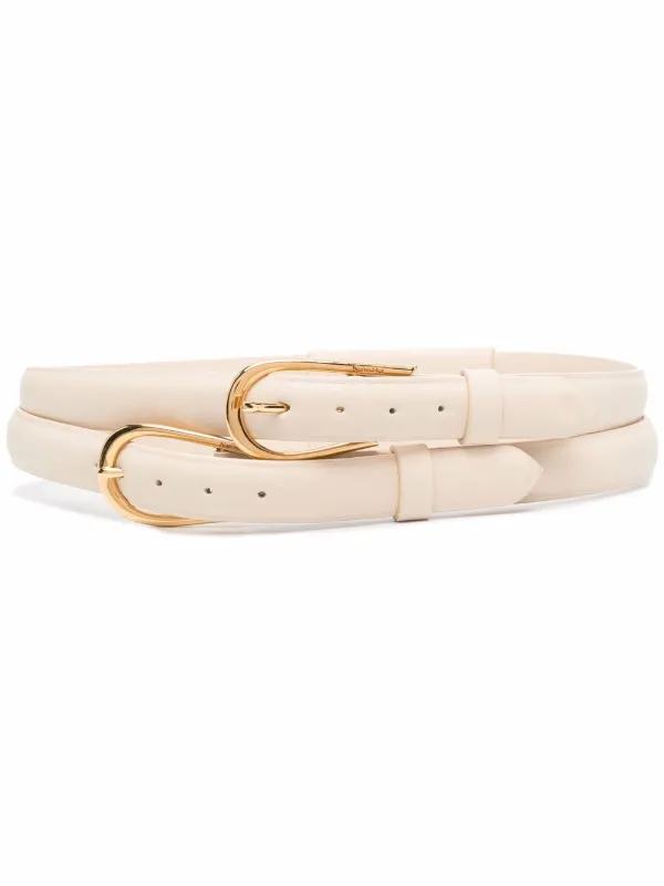 Nanushka Double faux-leather Belt 