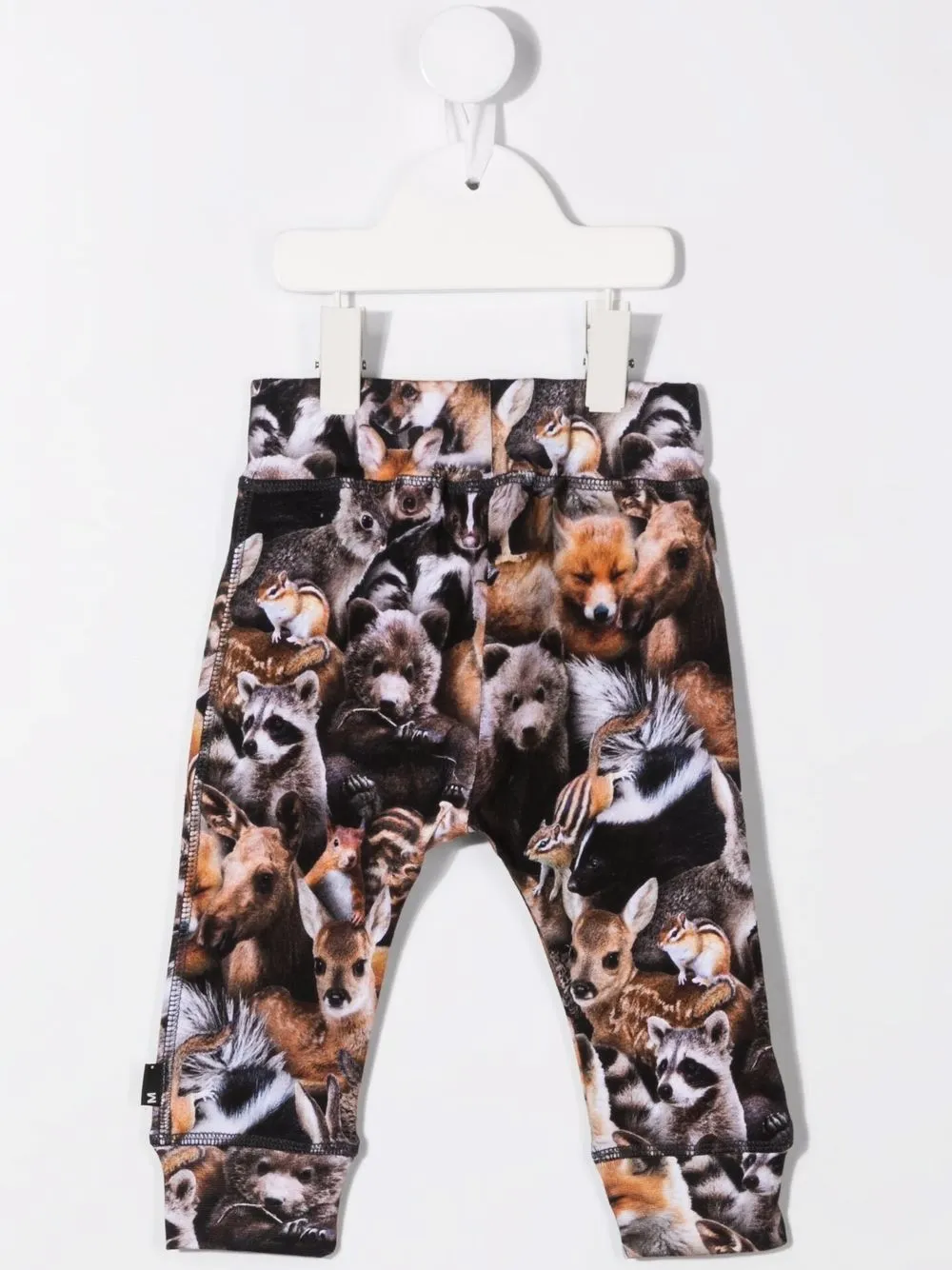 Shop Molo Animal-print Sweatpants In Brown