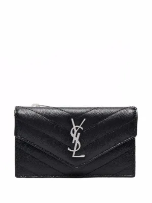 SAINT LAURENT Portefeuille Homme Wallet, Men's Fashion, Watches