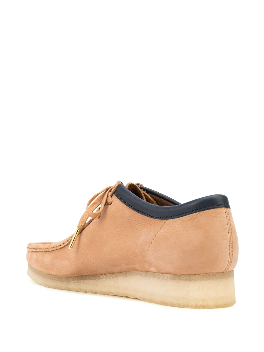 фото Clarks туфли wallabee с контрастной отделкой