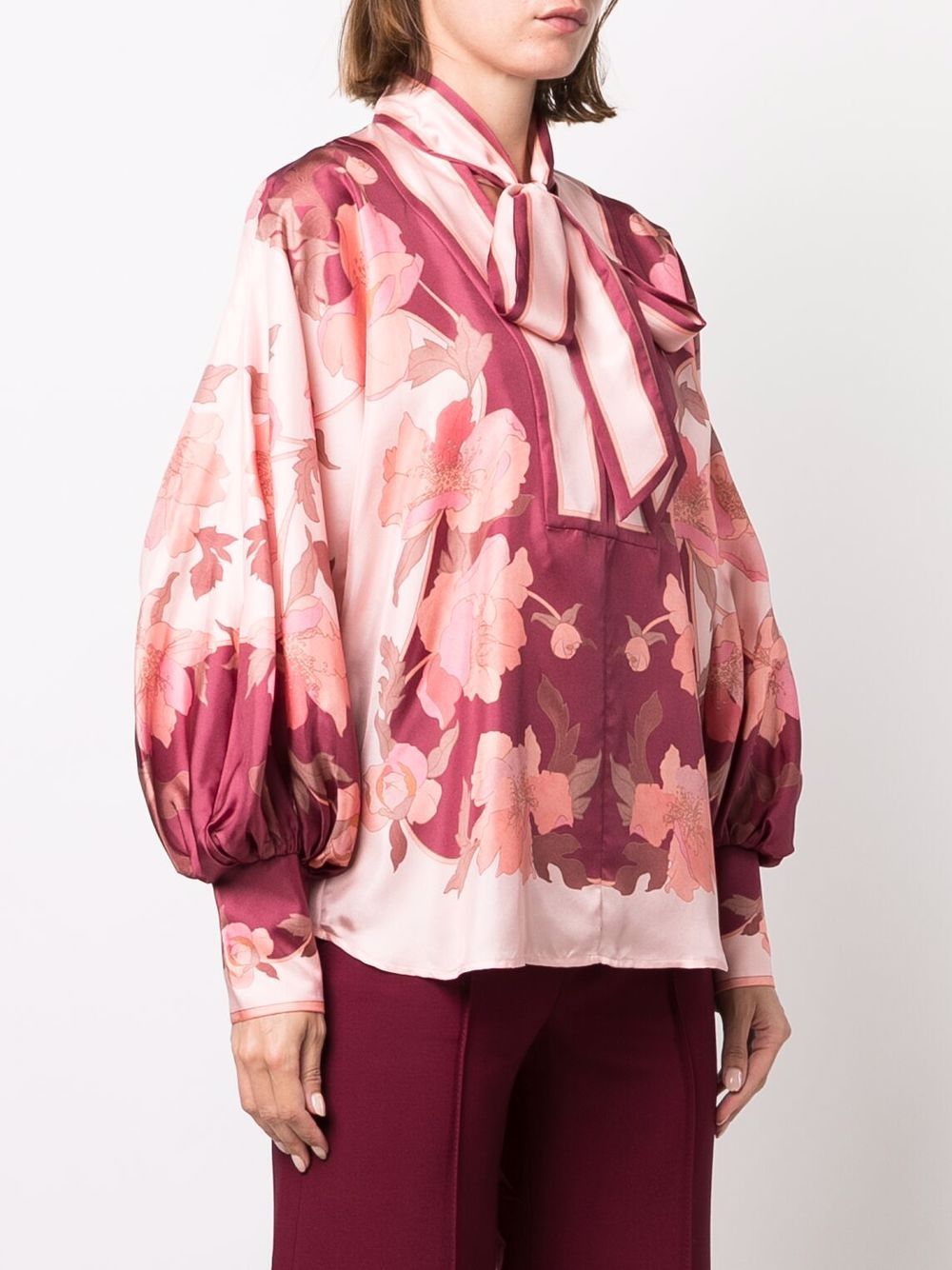 ZIMMERMANN floral-print Silk Blouse - Farfetch