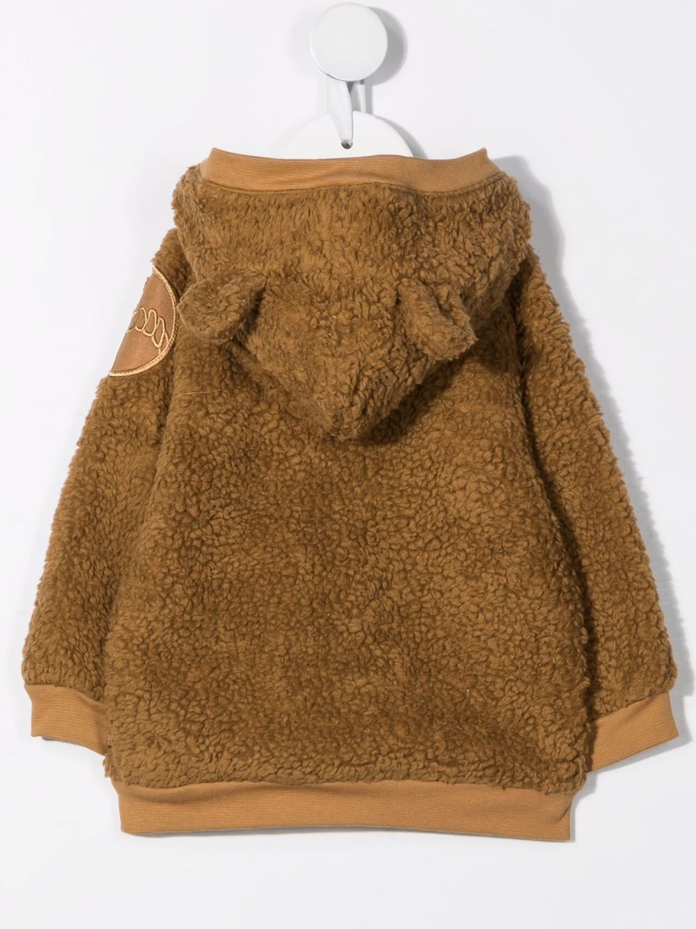 фото Molo kids teddy-texture zip-up hoodie