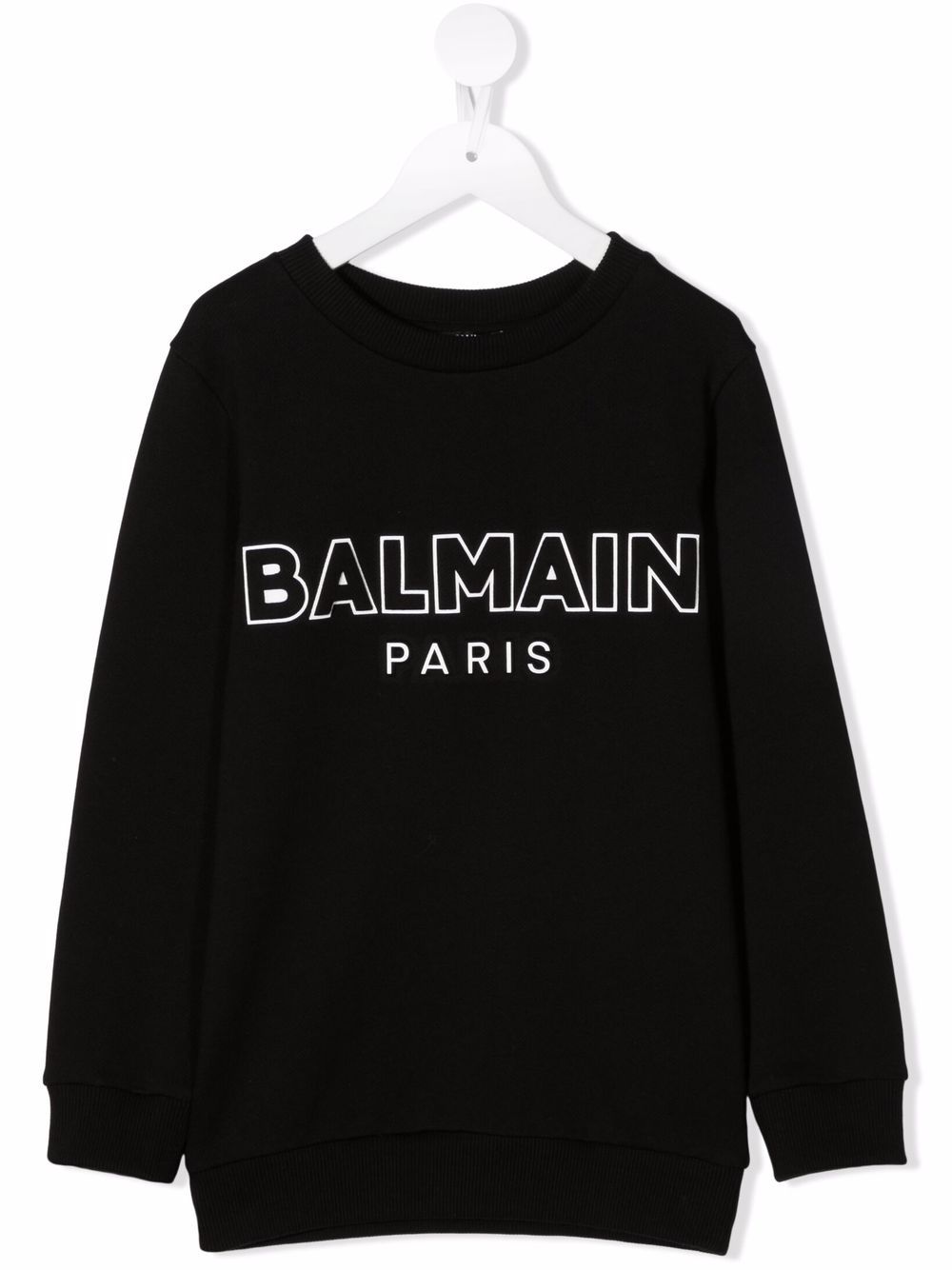 

Balmain Kids sudadera con logo estampado - Negro