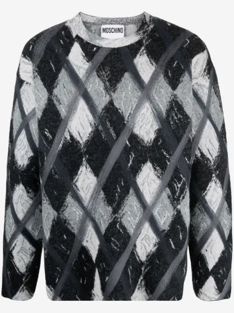 Moschino Maglione a rombi