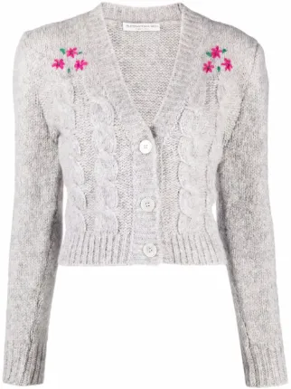 alessandra rich floral cardigan