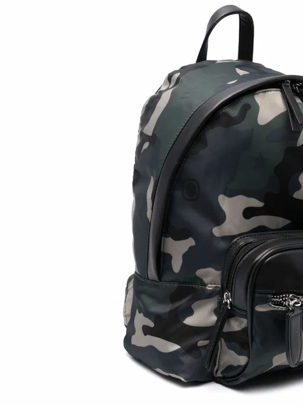 camouflage print backpack