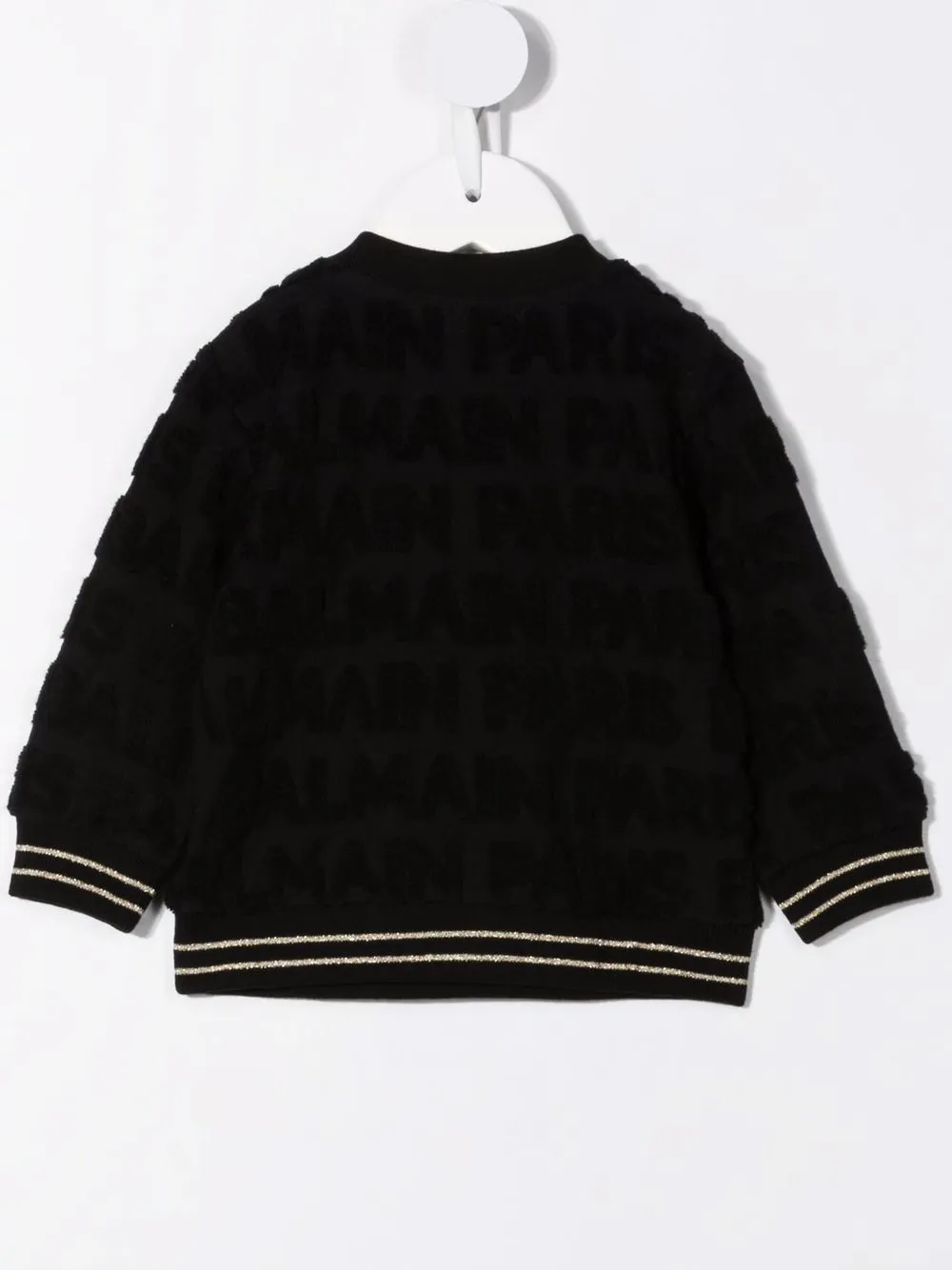фото Balmain kids толстовка с объемным логотипом