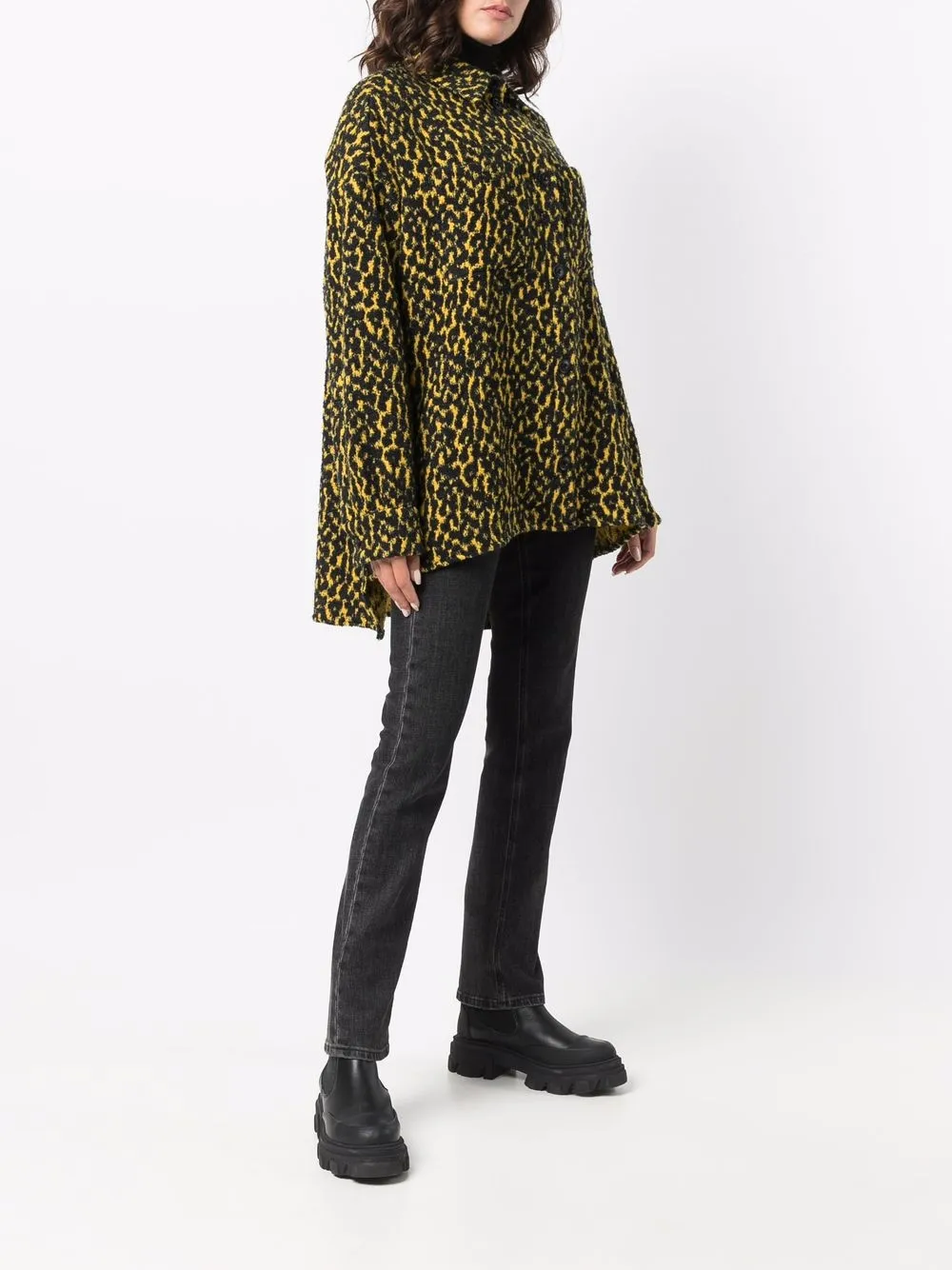 фото Destin пальто с анималистичным принтом