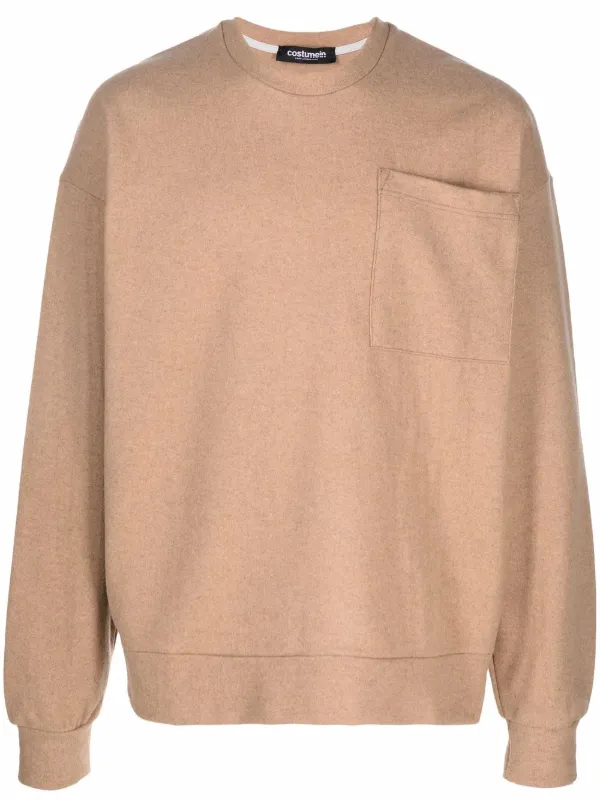 chest pocket sweatshirt